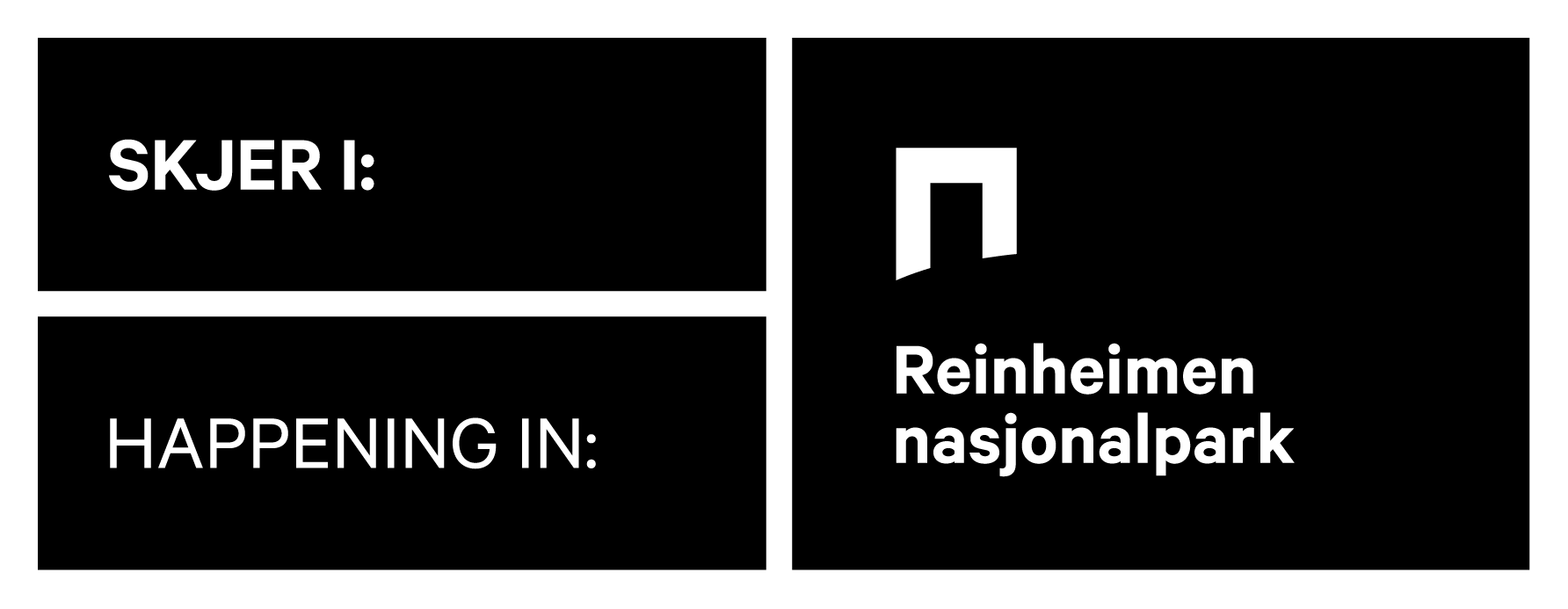 Skjer i Reinheimen nasjonalpark logo